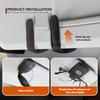 Car Glasses Holder Sun Visor Sunglasses Clip Card Accessories For KIA Ceed Sportage Rio K5 K2 Optima Cerato Proceed Venga