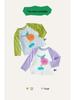 2025 Spring Kids' Round Neck Cute Long Sleeve Color Block T-Shirt
