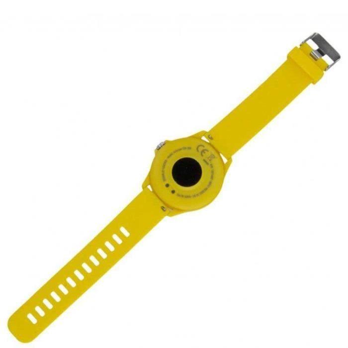 FOREVER Colorum Reloj inteligente 1,22" resistente al agua IP68 para hombre y mujer - Unisex - Reloj de color - Reloj amarillo - Varios mo