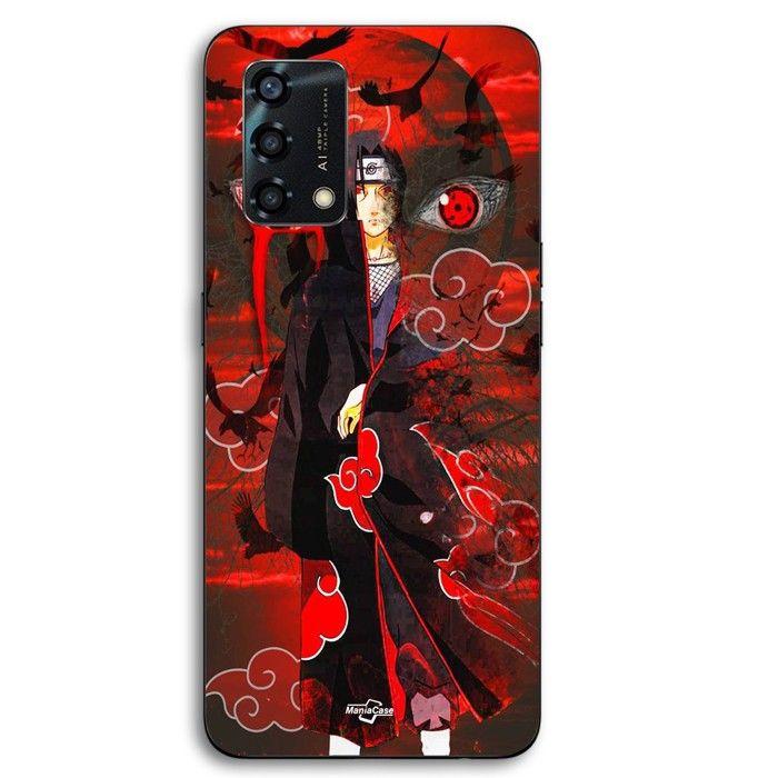 Coque Pour Oppo A95 Demon Slayer Kimetsu no Yaiba Itachi Uchiha front rouge Maniacase