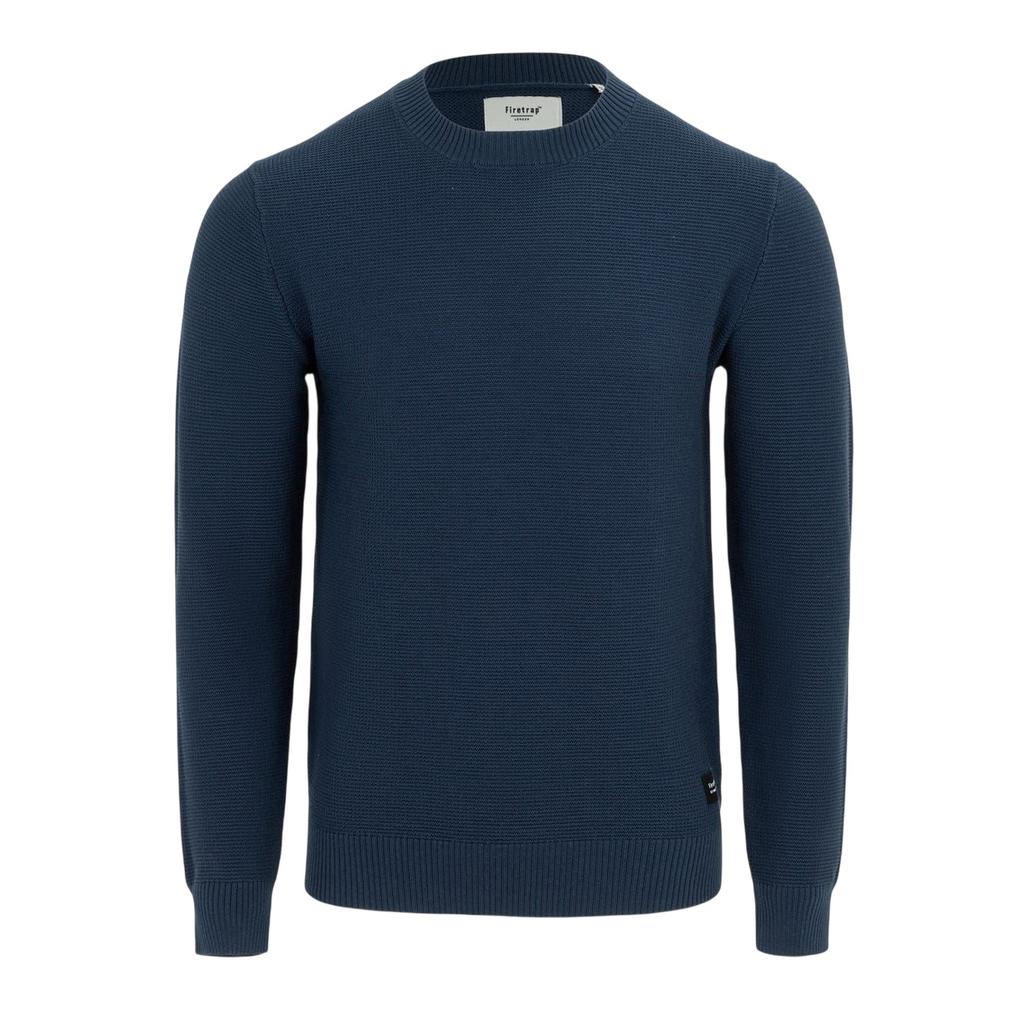 Firetrap Mens Knitted Crew Neck Jumper
