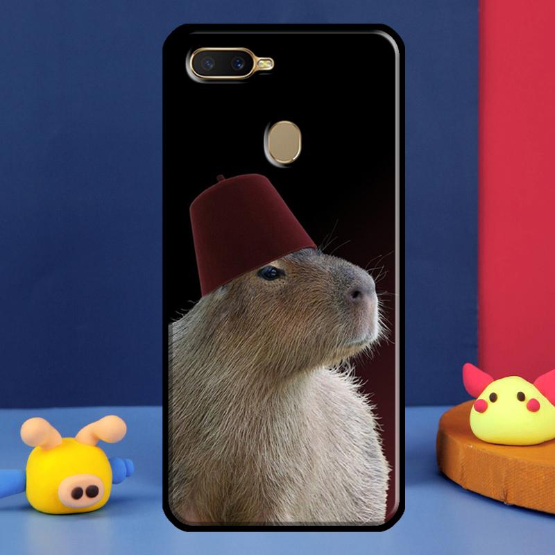 Capybara Lovely Animal For Oppo A54 A57 S A78 A58 A98 A5 A9 A91 A15 A16 A17 A52 A72 A76 A96 A74 A94 A77 Phone Case