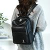 Soft Leather Backpack Women's Commuter Large Capacity Shoulder Bag Multi-functional Travel Backpack