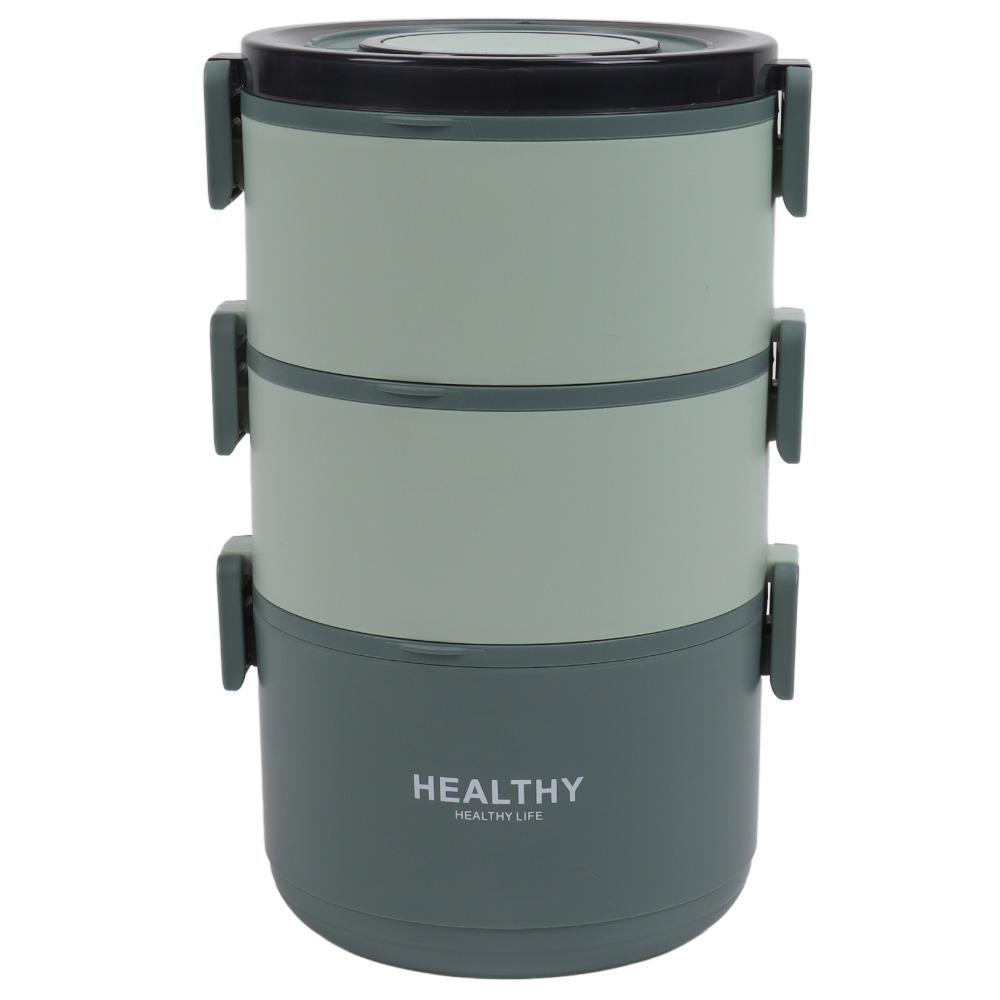 304 Stainless Steel Insulated Lunch Box Three Layers Food Jar Lunch Container Hot Food Storage