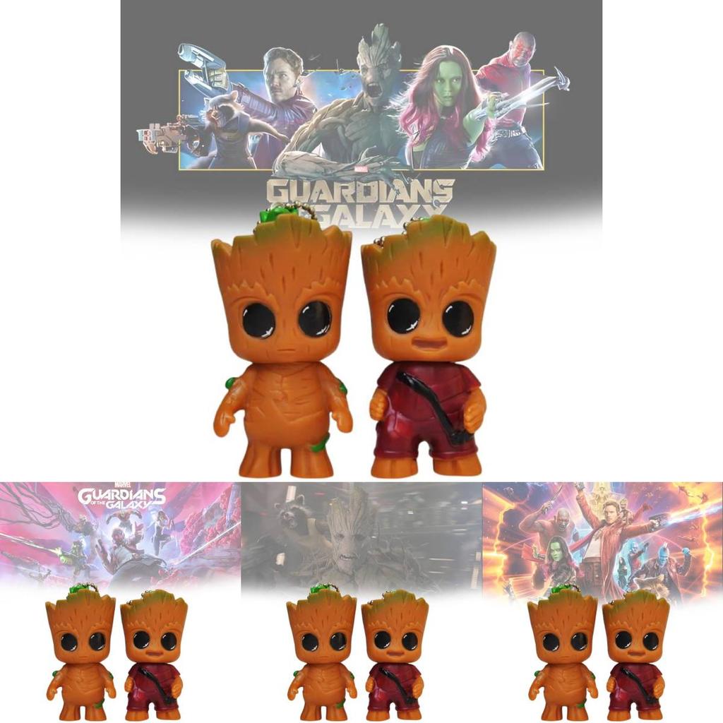 Adorable Groot Keychain Figure From Guardians Of The Galaxy Perfect For Collectors
