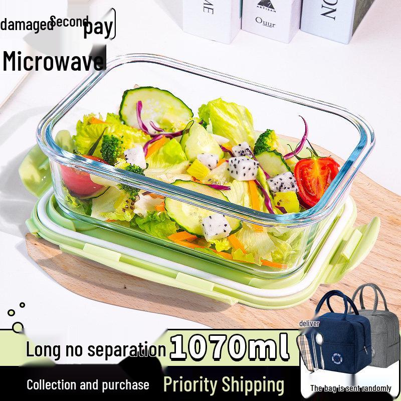 Qiwei Glass Microwaveable Lunch Box
