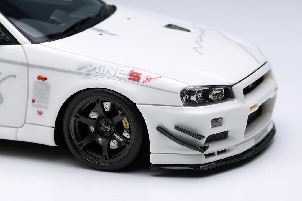MAKE UP EIDOLON 143 MINE'S SKYLINE GT-R (BNR34) V-spec N1 Tokyo Auto Salon 2024 Finished Product