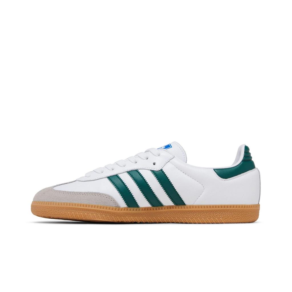 adidas Samba OG 'White Collegiate Green Gum' (Unisex) Cloud White / Collegiate Green / Gum German Army Trainers IE3437