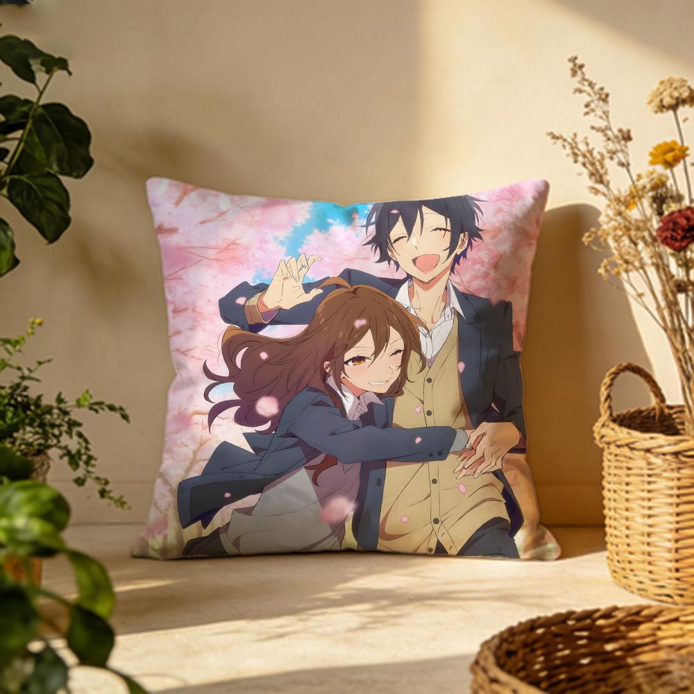 

Popular HHorimiyaled Cushion Cover Versatile DoubleSided Pillow Case Fit for Sofa Bed Car Daily Decor 30X30cm