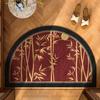 Half Circle Entrance Door Mat Entrance Floor Mat Outdoor Entrance Foyer Rubbing Foot Mat Dirt Resistant New Chinese Style Carpet