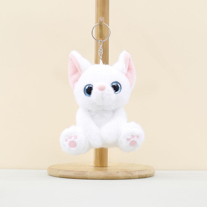 Cat Delightful Plush Doll Keychain Soft Cuddly Cat Toy Perfect For Bag Accessories