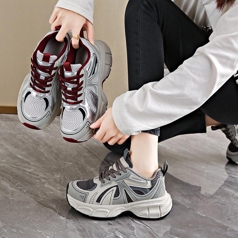 New Thick-soled Dad Shoes, Casual Sports Women's Walking Shoes Devotion