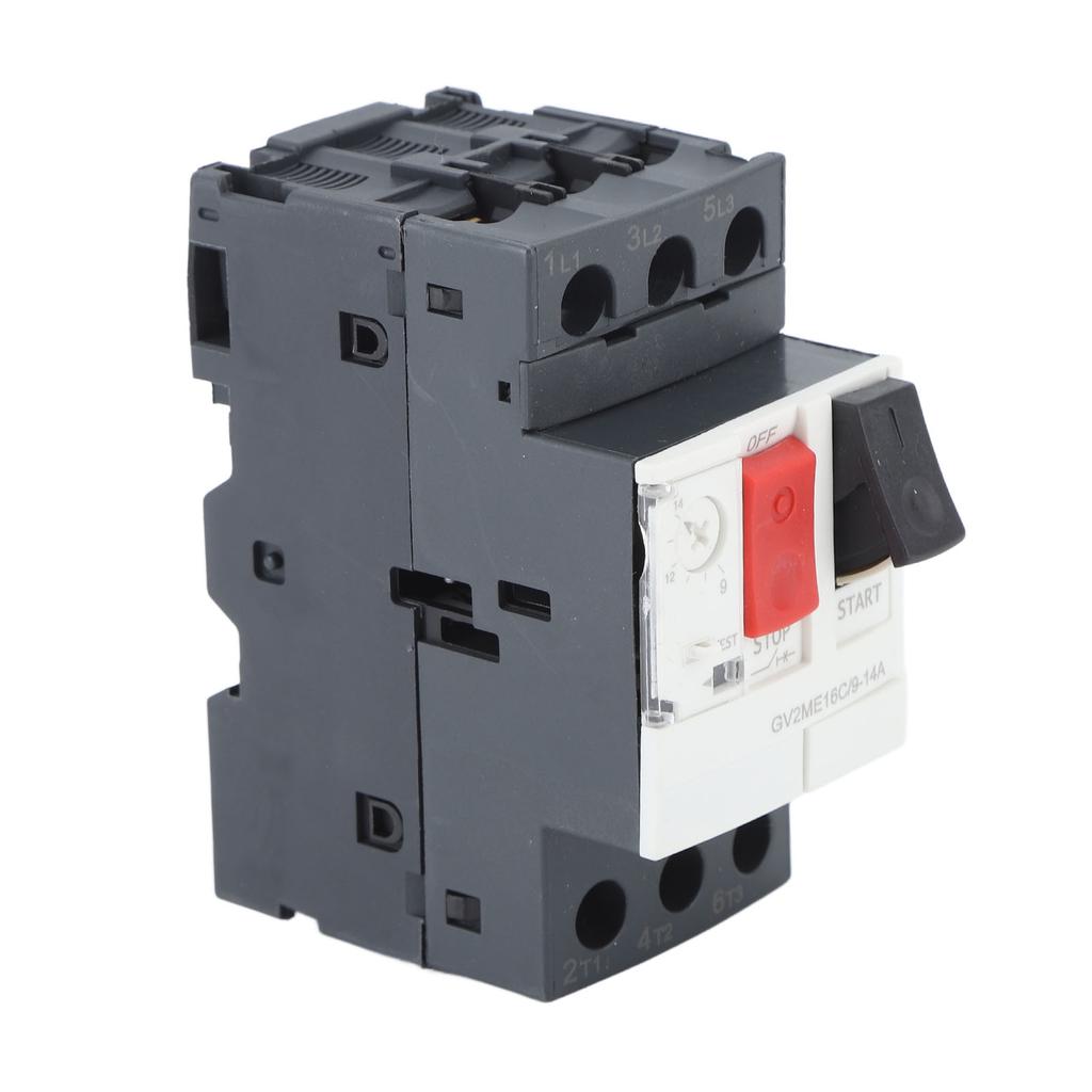 Motor Circuit Breaker Overload Short Circuit Protection 35mm Guide Rail Mounting Motor Protection