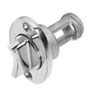 Marine Drain Plug 1in Stainless Steel Screw Type Boat Drain Valve with O Ring Washer for Replacement