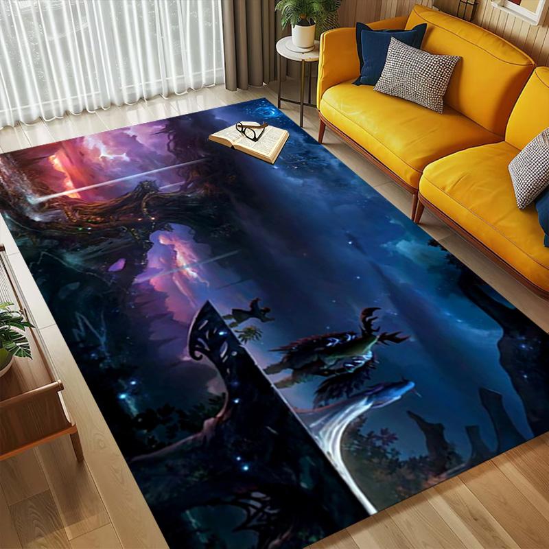 Fantasy Forest Living Room Nonslip Area Rug Soft Carpet For Bedroom Game Playroom Sofa Office Home Decor Doormat Christmas Gift C9302283