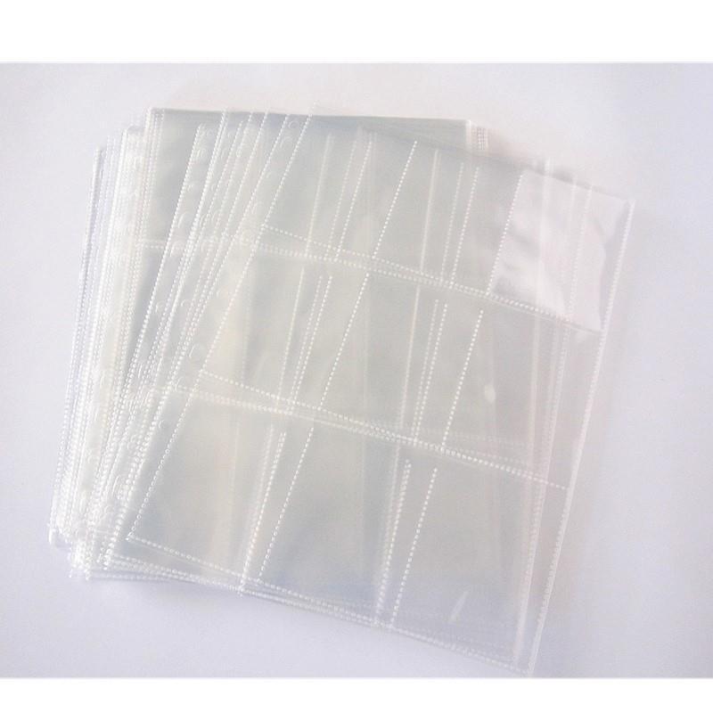 Transparent Card Album Pages for Game & Star Cards - Nine-Pocket & Four-Pocket A4 11-Hole Collection