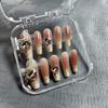 Nail Bow Artificial Nude French Style Gorgeous Manicure Wearable Nails Reusable