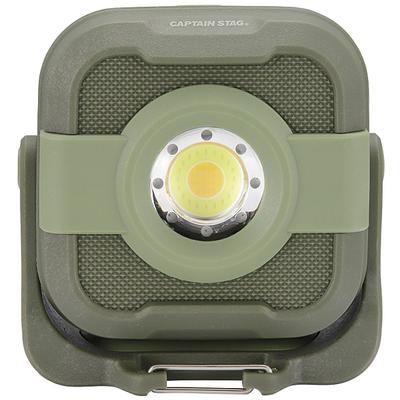 Captain Stag Captain Stag Uk 4070 [Light Led Light Lantern Stepless Dimming Cs Cob Camping Light Rechargeable with Magnet Olive]