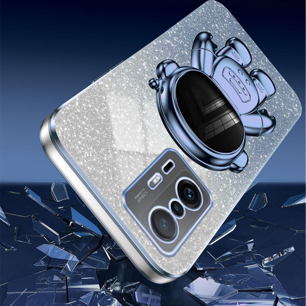 For Xiaomi 11T Pro 5G/11T 5G Case PC+TPU Phone Cover with Astronaut Kickstand