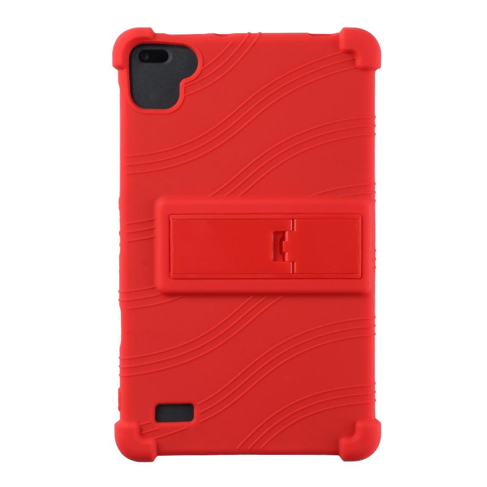 

Чехол для Teclast P80 P85 8,0-дюймовый планшетный ПК, мягкий силиконовый чехол-подставка для Teclast P80H P80 P80X Android 11, чехол для планшета красный