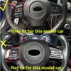 Car Accessories for Subaru WRX STi 2016- Carbon Fiber Printed Interior Steering Wheel Decoration Cover Trim 3pcs