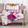 Trolls Theme Printed Blanket - Perfect for Couch, Bed, Travel & Outdoor Use | Machine Washable, Cozy & Durable.