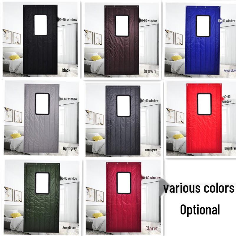 LIGAO Heavy-Duty Thermal Insulated Door Curtain (No Window)