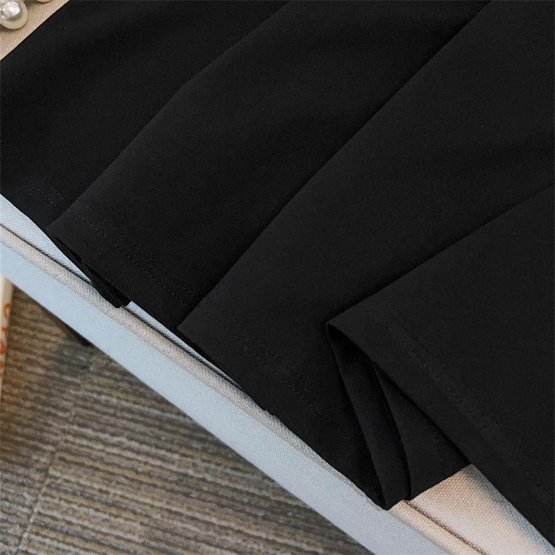 Damen Plus Size A-Linien-Midikleid, Rundhalsausschnitt - Schlankmachender Lockerer Schnitt (200/300/350 Jin)