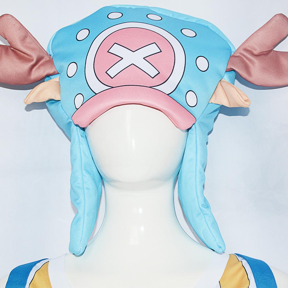 1 Piece Tony Tony Chopper Cosplay Costume Suit Unisex Reindeer Outfit with Hat Backpack Full Set For Comic Con Halloween