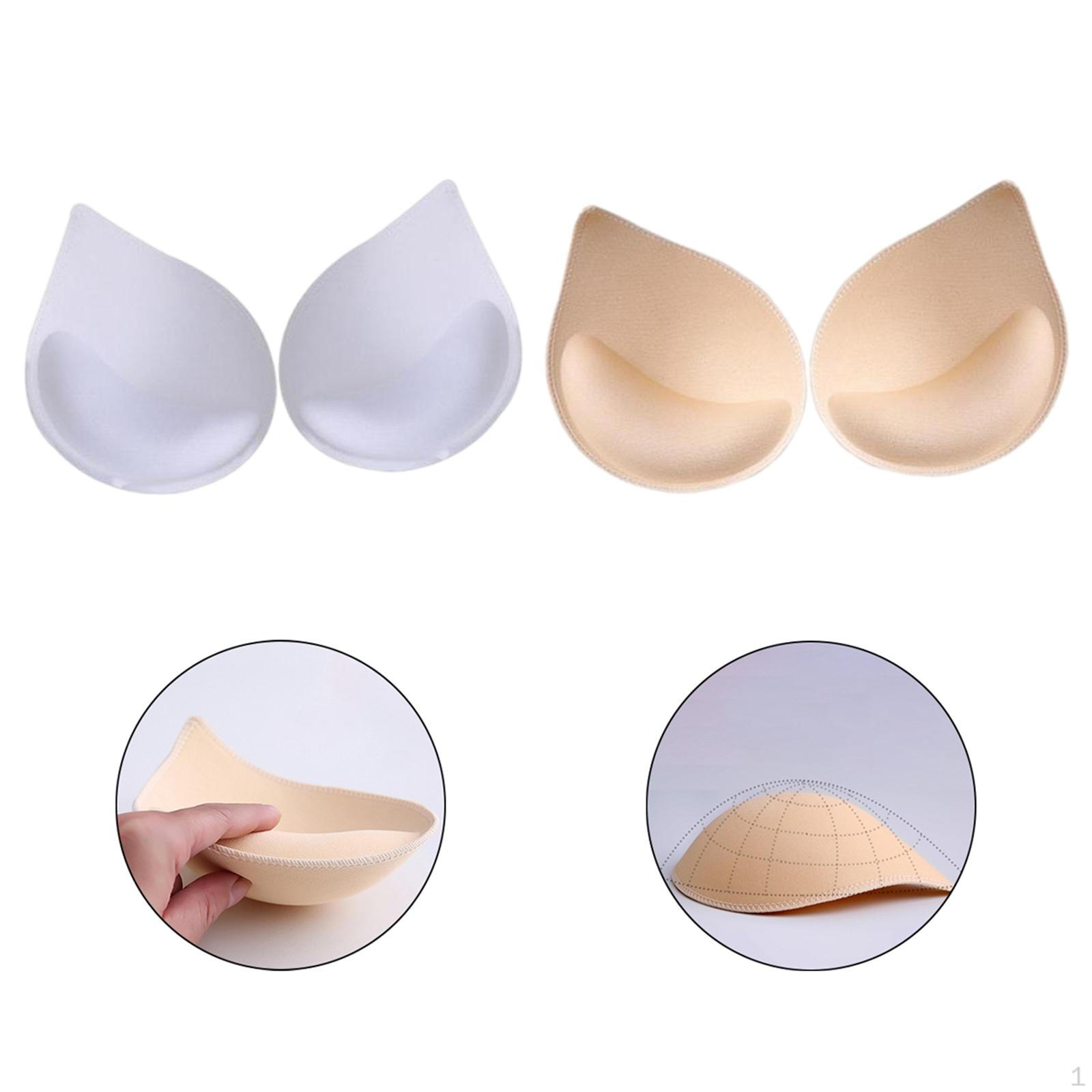

2 Pair Bra Insert Pads Removable Breathable Sport Bikini