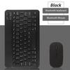 Bluetooth Wireless Keyboard with Mouse Portable Mini Rechargeable Keyboard for iPad Tablet Android iOS Windows Laptop
