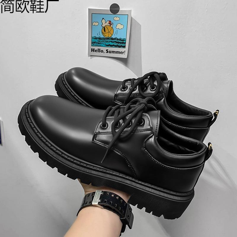 Autumn men's shoes 2 new men's sports and leisure black leather shoes work versatile formal wear