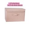 Collapsible Storage Box With Lid Multi Functional Clothe Underwear Socks Organizer Foldable Sundries Storage Basket For Wardrobe
