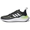 Alphamagma Q2 Comfortable Trendy Mesh Slip-Resistant Wear-Resistant Breathable Low-Top Casual Running Shoes Unisex Sneakers Black White GX7306
