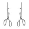 Party Holiday Gift Creative Retro Scissors Ear Studs For Women Fashion Hip Hop Rock Earrings