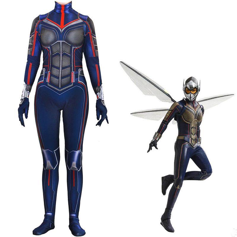 Exquisite Ant-man Wasp Tight Superhero Cosplay Costume For Kids And Adults