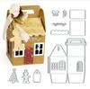 1pcs DIY Christmas Gift Box Die Metal Cutting Dies Frame Craft Embossing Stencil for Handmade Paper Card Making Scrapbooking