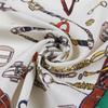 160X33Cm Winter Silk Cashmere Scarf Women Chain Printed Manual Hand Rolled Shawl Warm Long Scarves Wrap Pashmina Bandana