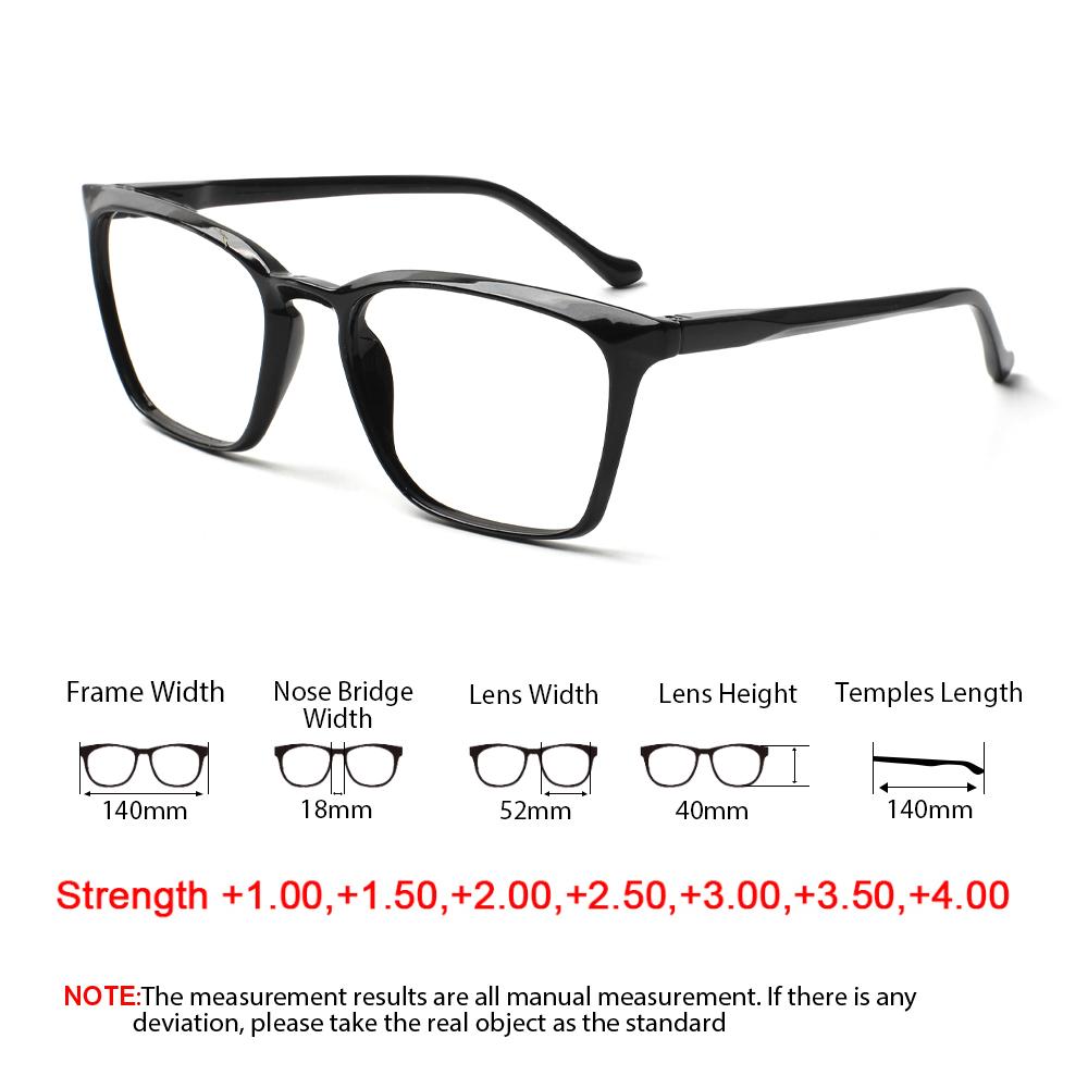 TUREZING Lesebrille für Damen Herren HD-Gläser Leicht Bequem Federgelenk Korrektionsbrille