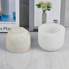 Round Gypsum Silicone Mold DIY Succulents Concrete Flower Pot Vase Cement Molds