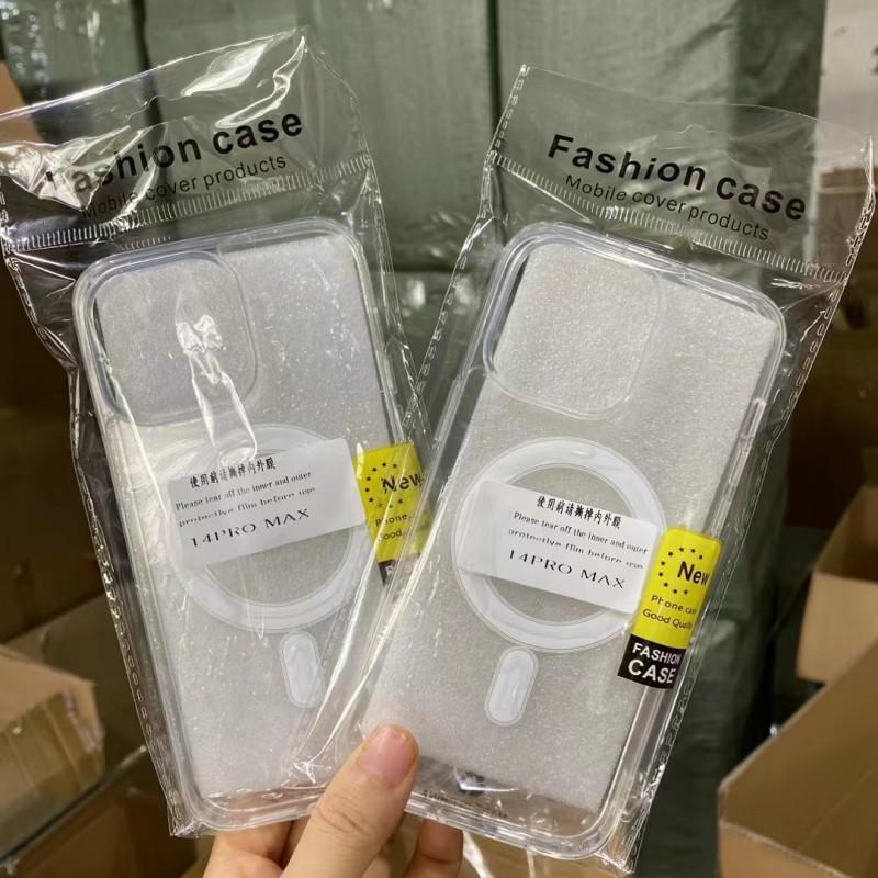 

Transparent Magnetic Protective Case for iPhone 14 Pro Max, XR, SE23, 15 Plus – Anti-Drop Design 16 Pro Max
