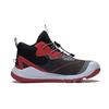 Li Ning Shock Absorption Rebound Mid-Top Outdoor Functional Shoes Kids Shoes Black Gray YKES010-3