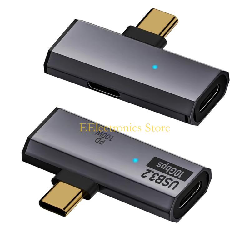 

B03C USB C Male to Double Female Adapter USB C 3.2 Extension Adapter 100W Type C Device