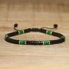 2x4mm Dainty Imperial Jasper Bracelet for Women Handwoven Adjustable Healing Stone Jewelry Alloy Main Material for Anniversary