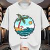 Summer Unisexs Fashion Print Short Sleeve TShirt Summer Unisexs and WoUnisexs Loose and Breathable cotton Tshirt Top