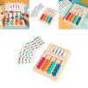 Wooden Brain Teaser Cards With Fourcolor Puzzle For Early Education And Cognitive Development