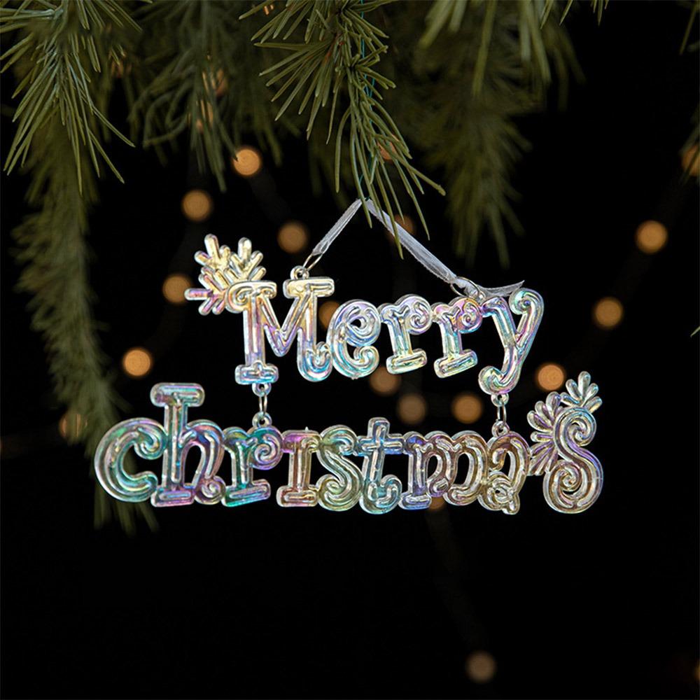 

Transparent Xmas Ornament Ball Snowflake Candy Xmas Baubles Merry Christmas board