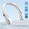 Digital Display Bladeless Neck Fan Mini Silent Rechargeable Handheld Fan Portable Digital Display 5-Speed Neck Fan