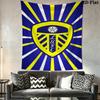 LUFC logo  Wall Hanging Printed Fabric Blanket Decorative Tapestries for Bedroom Living Room Home Decor