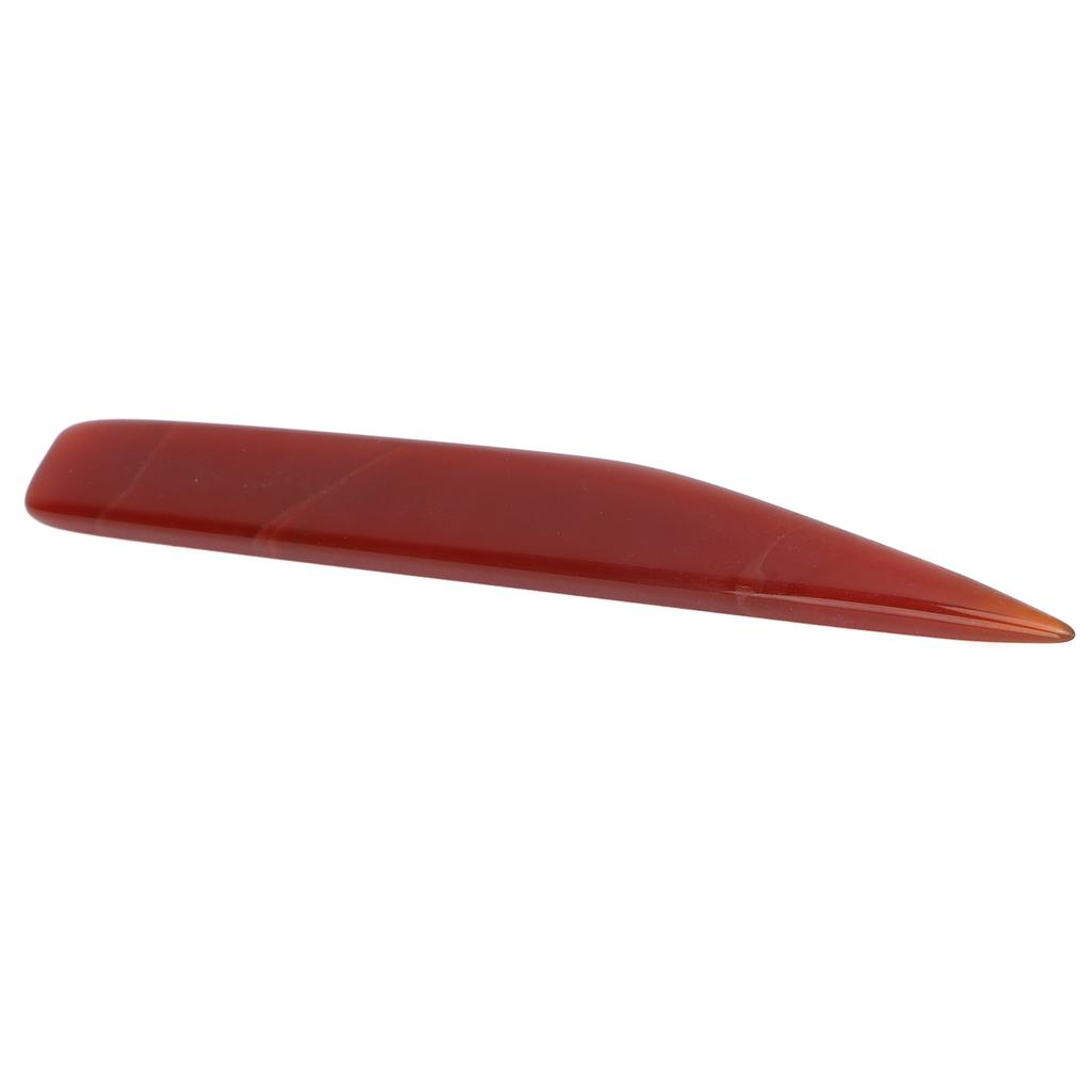 Agate Polishing Burnisher Jewellery Hand Polishing Burnisher Grinding Scraping Tool for Gold Silver Jewellery Red